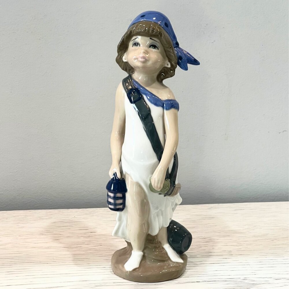 Vintage Casades Pirate Girl Porcelain Figurine